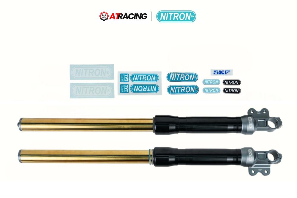 Phuộc Trước Nitron Universal Đen - Vàng